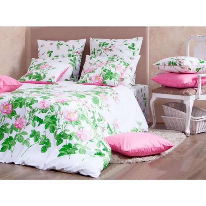 Постельное бельё «Patrizia pink 30» дуэт, размер 224х240 см, 148х212 см-2 шт., 70х70 см-2 шт., 50х70 см-2 шт., перкаль 135 г/м²