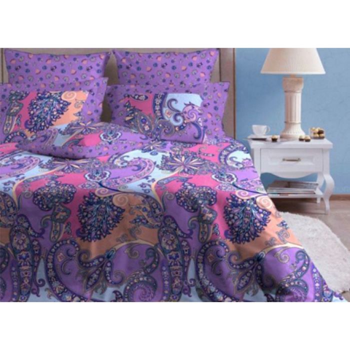 Постельное бельё «Анамур аметист/6» 2сп., размер 214х220 см, 172х205 см, 70х70 см-2 шт., бязь 142 г/м²