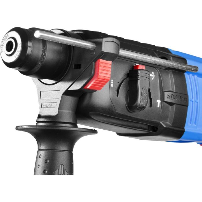 Перфоратор "ЗУБР" ЗП-24-750 К, SDS-plus, 2.6 Дж, 0-1100 об/мин, 0-4500 уд/мин, 750 Вт, кейс