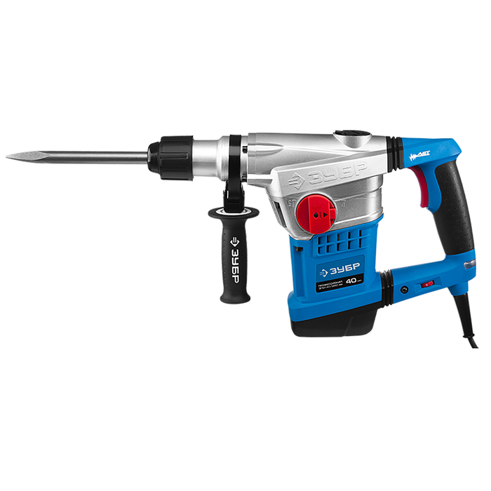 Перфоратор "ЗУБР" ЗПМ-40-1250 ЭВК, SDS-Max, 10 Дж, 6,8 кг, 1250 Вт, кейс