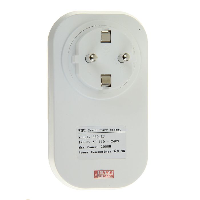 Умная розетка Sonoff Socket, удаленное управление, Wi-Fi