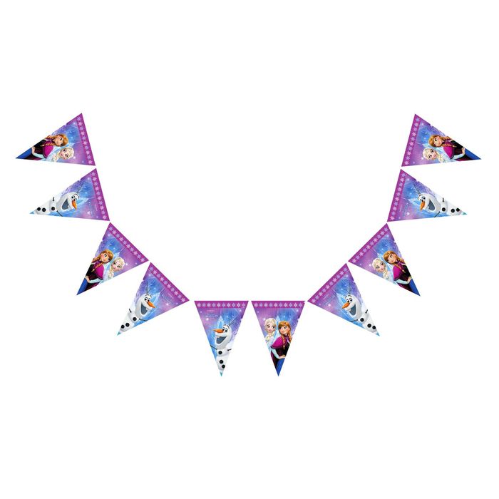 Гирлянда-вымпел "Холодное сердце. Северное сияние", 230 см