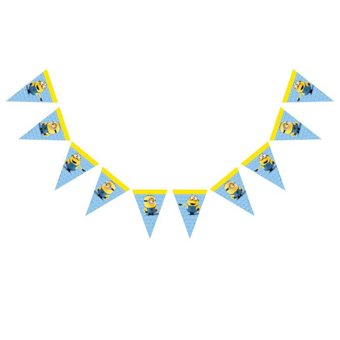 Гирлянда-вымпелы 2,3 м "Милые Миньоны" / Lovely Minions