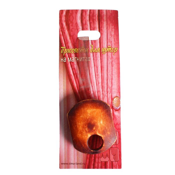 Подхват для штор на ленте, "Форест", цвет коричневый