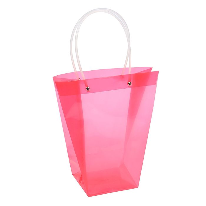 Переноска для цветов 16 х 16 х 8 см, красный