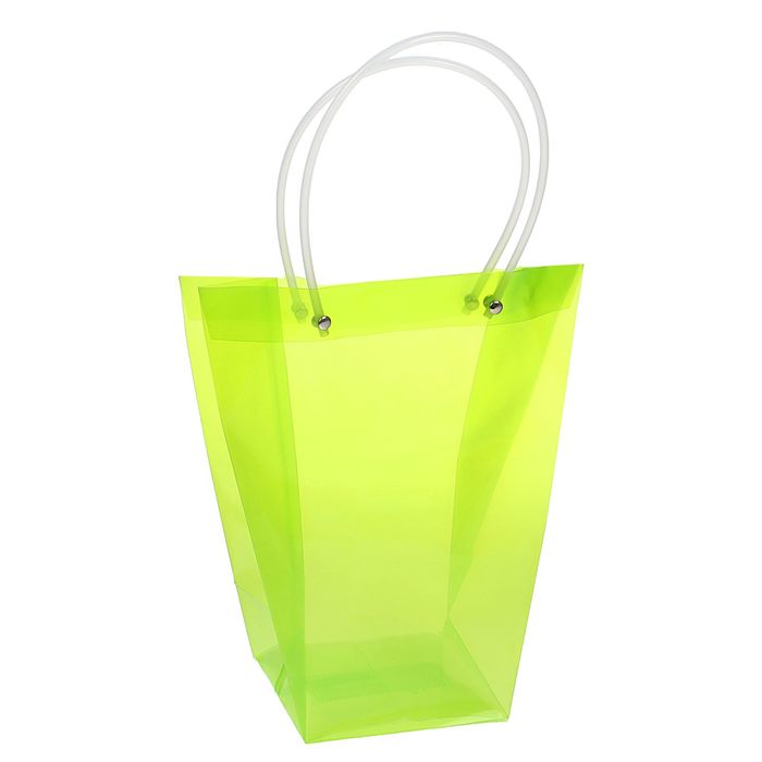 Переноска для цветов 16 х 16 х 8 см, зеленый