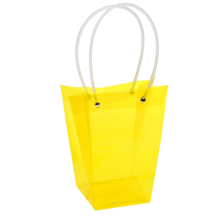 Переноска для цветов 20 х 17,5 х 10 см, желтый