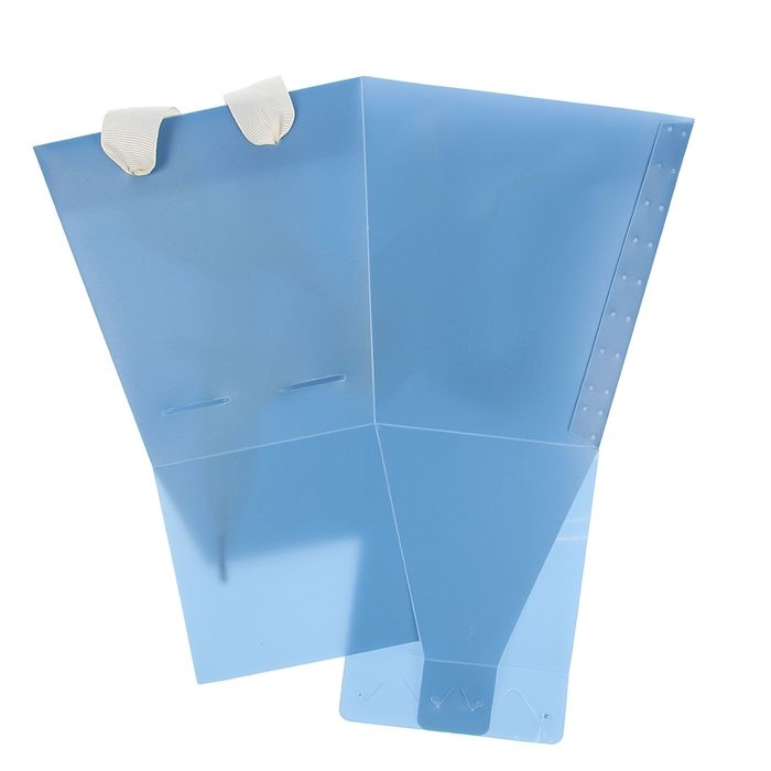 Переноска для цветов 15 х 14 х 14 см, синий