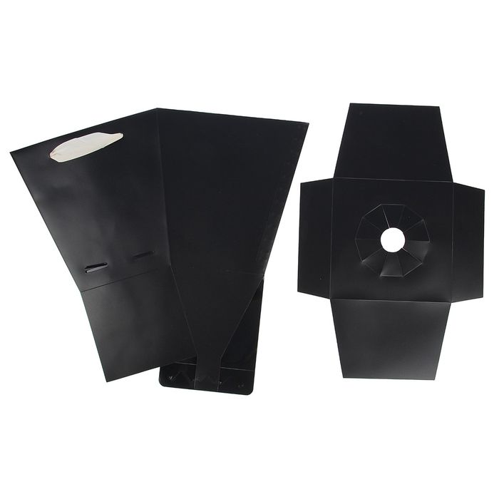 Переноска для цветов 19 х 22 х 19 см, черный