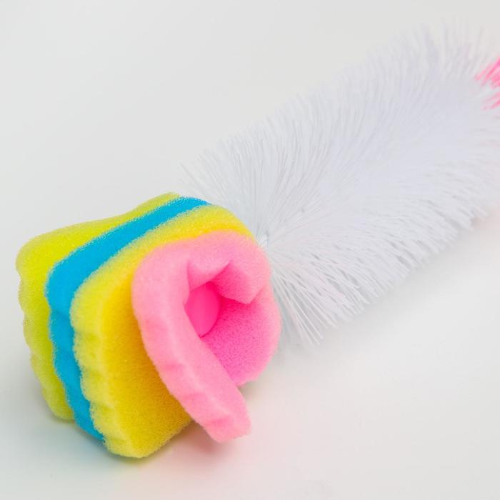 Набор ёршиков для бутылочек и сосок, 2 предмета, цвета МИКС