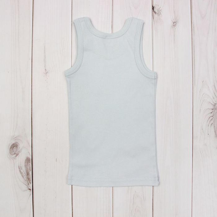 Майка для мальчика, рост 92 см (52), цвет серый