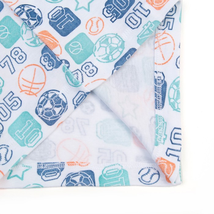 Майка для мальчика, рост 140 см, цвет бирюзовый