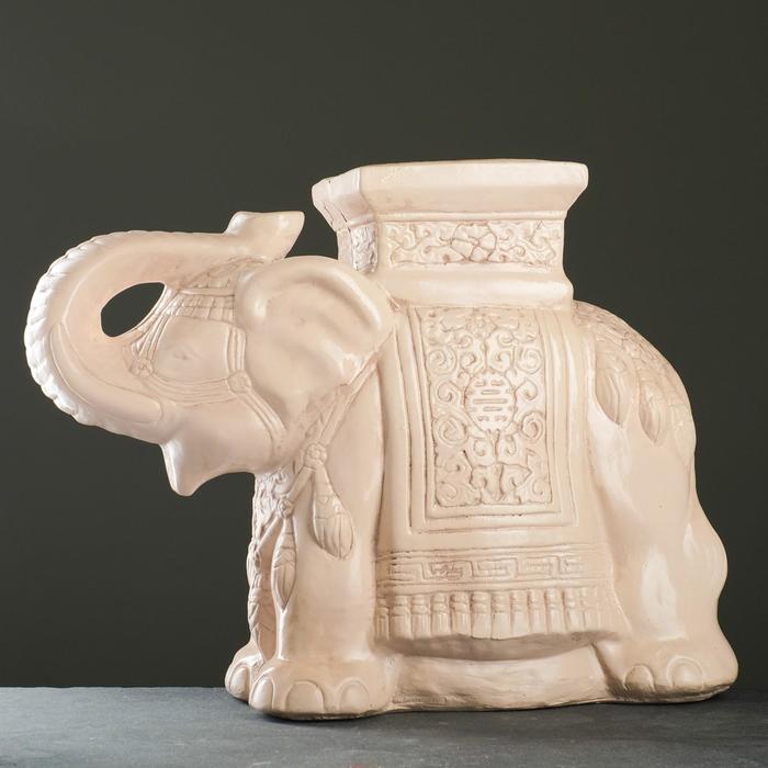 фото Фигура - подставка "слон" состаренный 20х58х43см хорошие сувениры