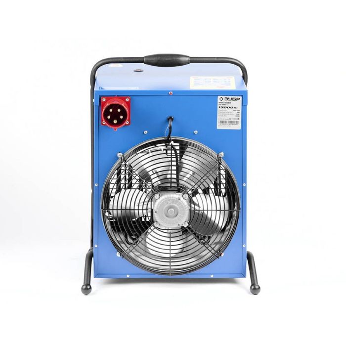 Пушка "ЗУБР" ЗТПЭ-15000-Ф_М2, тепловая электрическая, двойные стенки, ТЭН, 15/7.5кВт, 380В