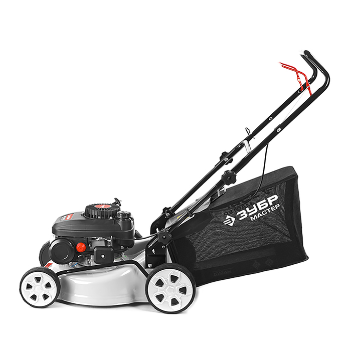 Газонокосилка "ЗУБР" ГКБ-400, бенз., 2.9 кВт/4 л.с., ширина/высота 40 см/25-75 мм, 50 л