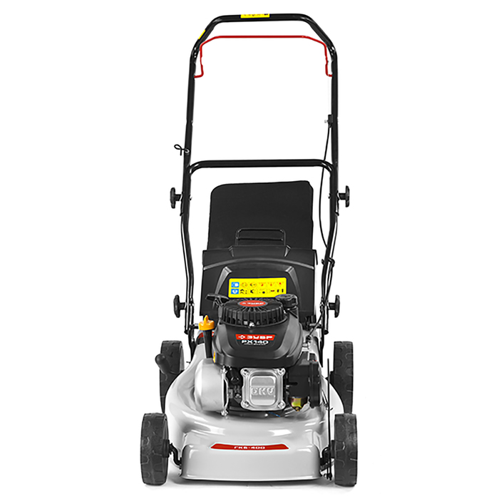 Газонокосилка "ЗУБР" ГКБ-400, бенз., 2.9 кВт/4 л.с., ширина/высота 40 см/25-75 мм, 50 л