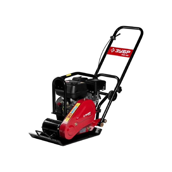 Виброплита "ЗУБР" ЗВПБ-10 Г, для грунта, 500*360мм, двс ЗУБР РХ180 4.8кВт (6.5 л.с.), 60кг