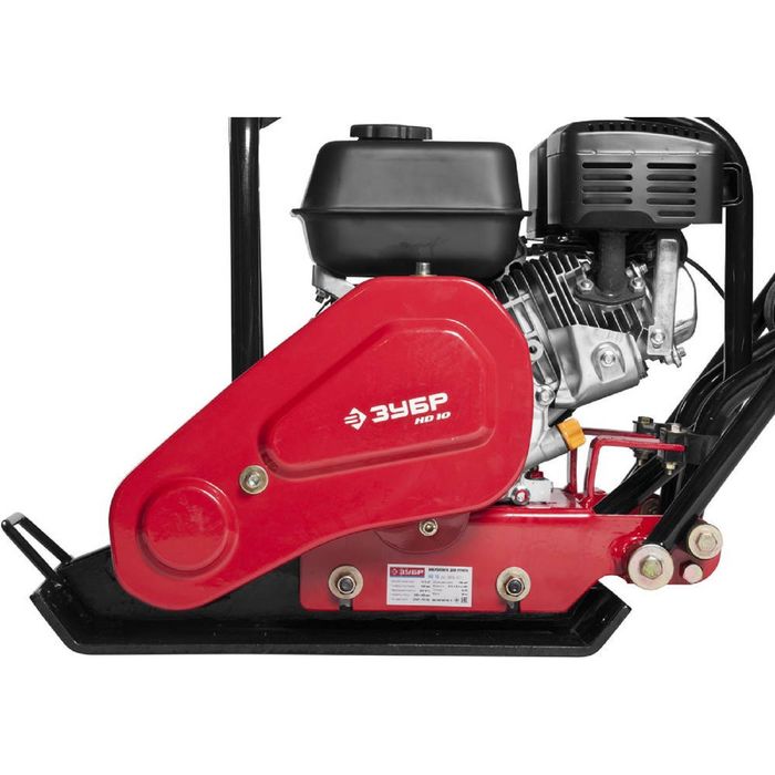 Виброплита "ЗУБР" ЗВПБ-10 Г, для грунта, 500*360мм, двс ЗУБР РХ180 4.8кВт (6.5 л.с.), 60кг