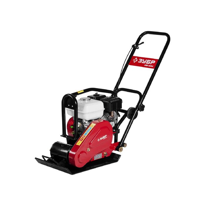 Виброплита "ЗУБР" ЗВПБ-10 ГХ, для грунта, 500*360мм, двс Honda GX160 4.0кВт (5.5 л.с.), 60кг