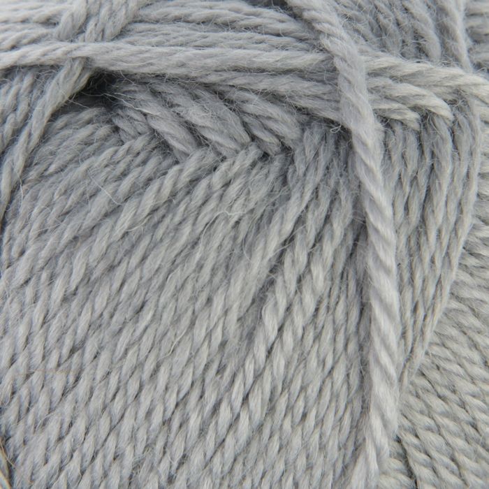 Пряжа "Алиса" 50% шерсть, 50% вискоза 300м/100гр (0256, светло-серый)