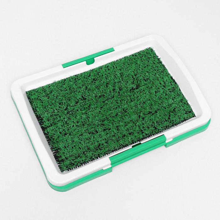 Туалет "Травка" для щенков и собак, 47 х 34 х 4 см (без картонной коробки)