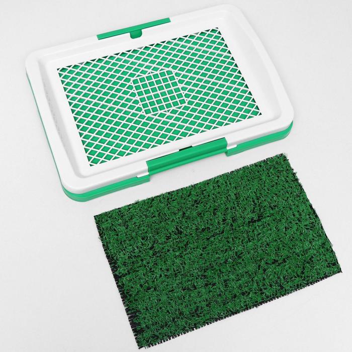 Туалет "Травка" для щенков и собак, 47 х 34 х 4 см (без картонной коробки)