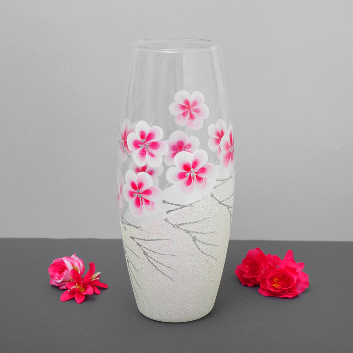 Ваза "Розовые цветы"