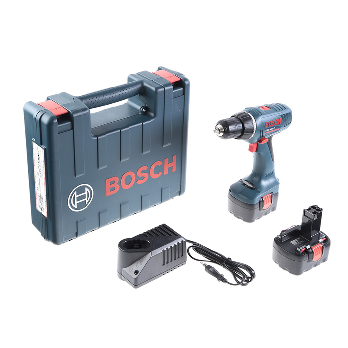 Акк.дрель BOSCH GSR 14,4-2 (0601918G20), 14.4 В, 2x1.5 А/ч, 10 мм, 400/1400 об/мин