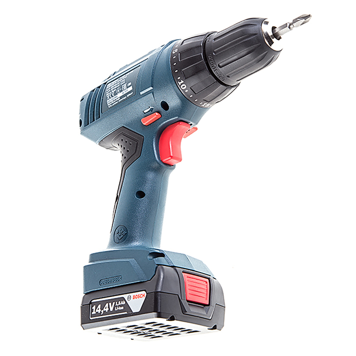 Акк.дрель BOSCH GSR 1440-LI (06019A8407), 14.4 В, 2x1.5 А/ч, 10 мм, 1400 об/мин, 30 Н/м