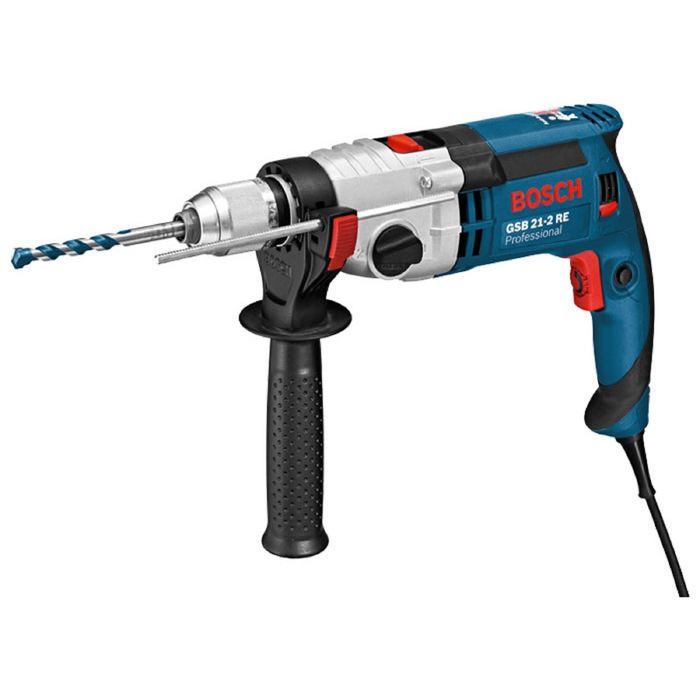 Дрель ударная BOSCH GSB 21-2 RE (0 601 19C 500) 1100Вт 13мм БЗП 0-900/0-3000об/мин реверс