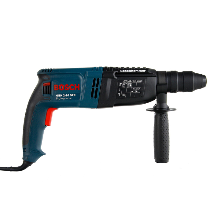 Перфоратор BOSCH GBH 2-26 DFR (0 611 254 768) 800 Вт, 0-900 об/мин, SDS+, 26 мм, кейс БЗП