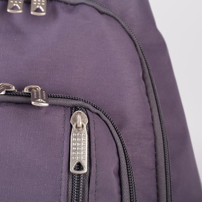 Рюкзак молодёжный на молнии, 1 отдел, 2 наружных кармана, 2 боковых кармана с сеткой, серый