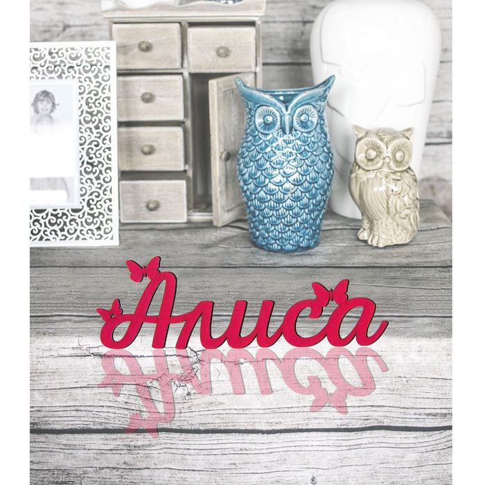 Деревянное имя "Алиса"