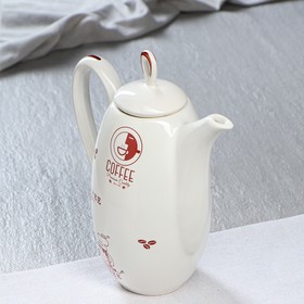 

Кофейник "Петелька" 1 л, серая деколь