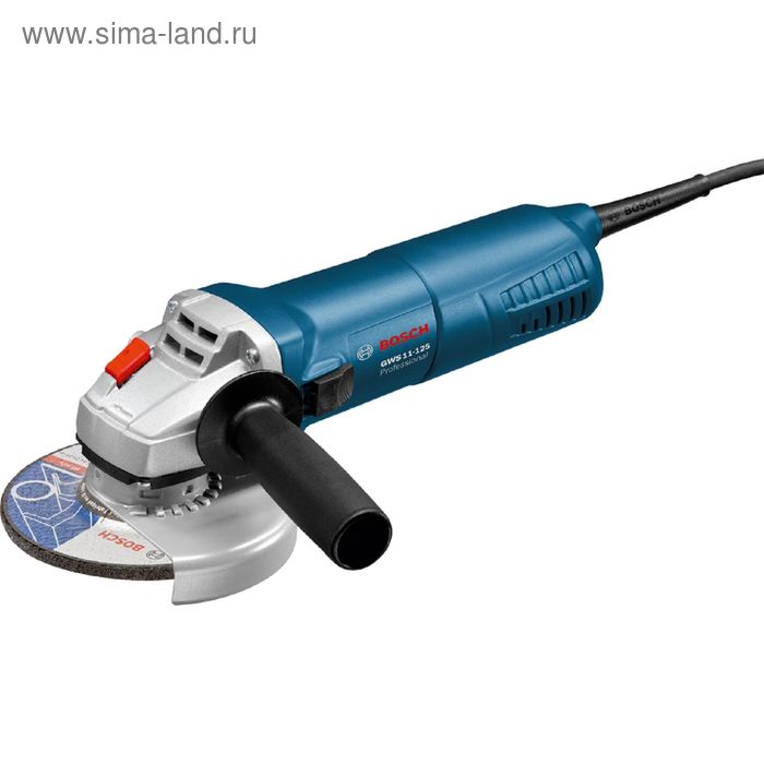 Машина углошлифовальная BOSCH GWS 11-125 (0 601 792 0R0) 1100Вт 11500об/мин