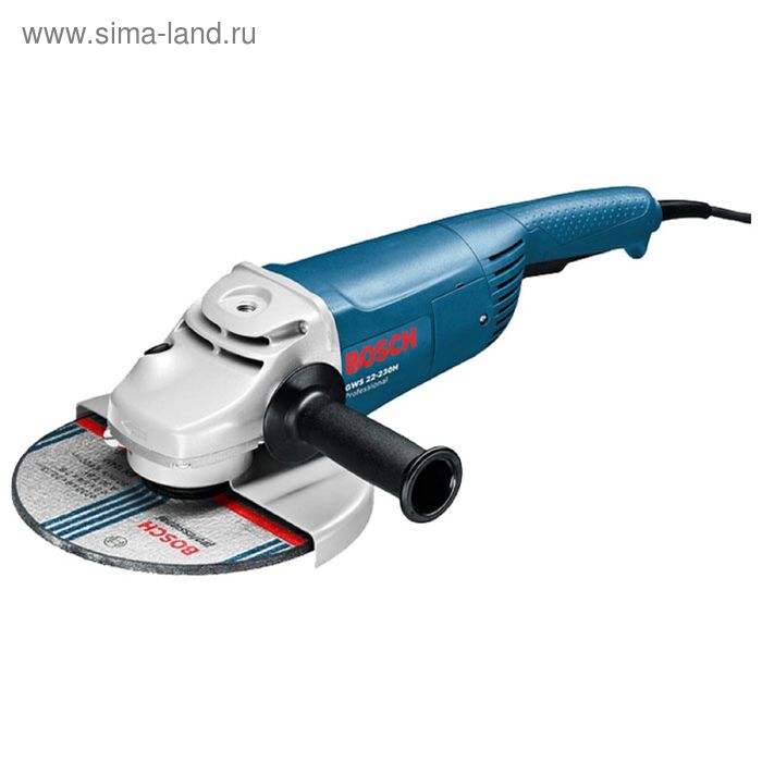 Машина углошлифовальная BOSCH GWS 22-180 H (0 601 881 103) 2200Вт 8500об/мин 180мм