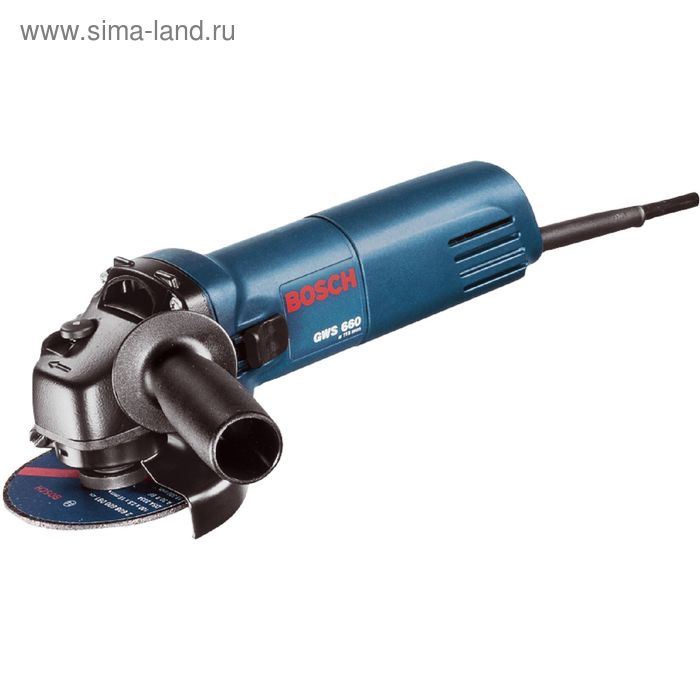 Машина углошлифовальная BOSCH GWS 660 (0 601 375 08N) 660Вт 11000об/мин 125мм