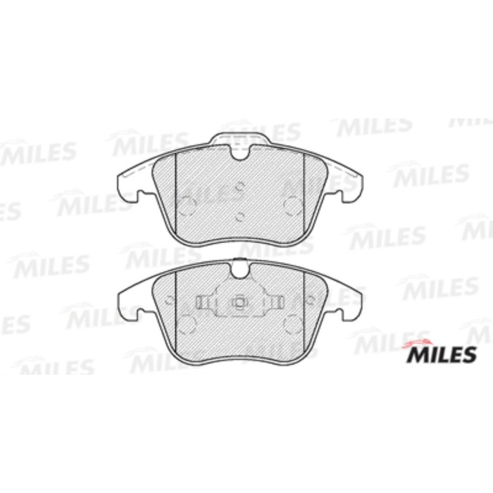 Тормозные колодки передние MILES E100137