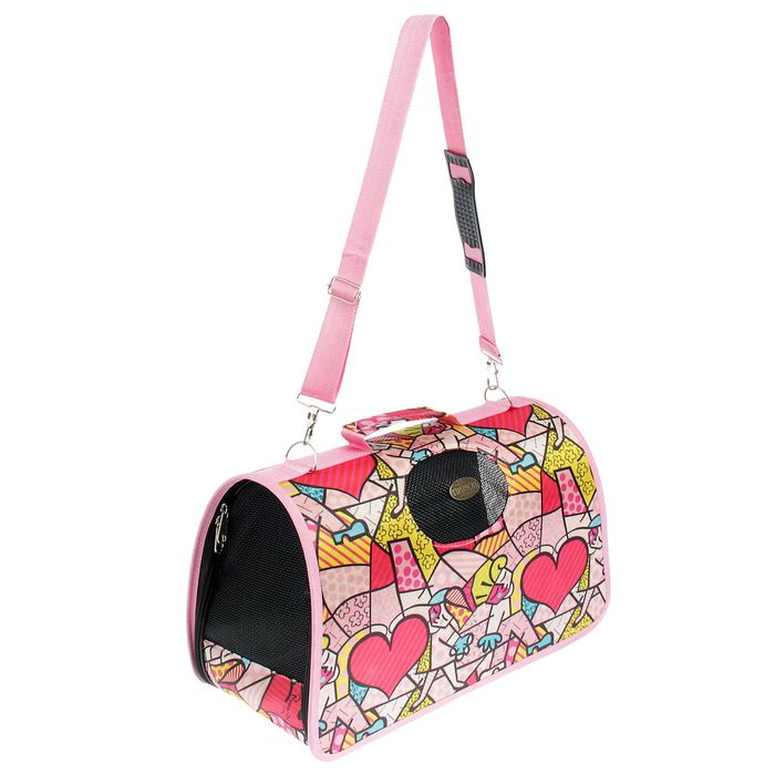 Сумка-переноска каркасная "Гламуррр", 38 х 17 х 24 см