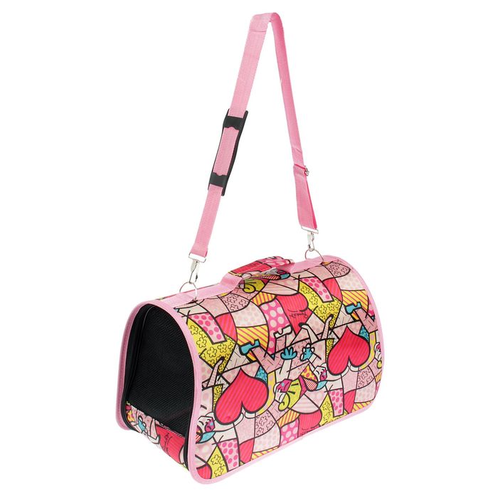 Сумка-переноска каркасная "Гламуррр", 38 х 17 х 24 см