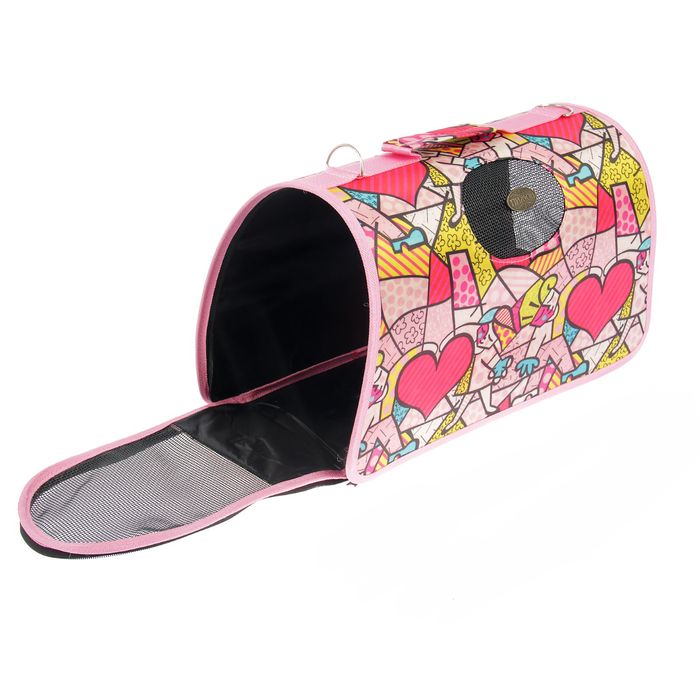 Сумка-переноска каркасная "Гламуррр", 38 х 17 х 24 см