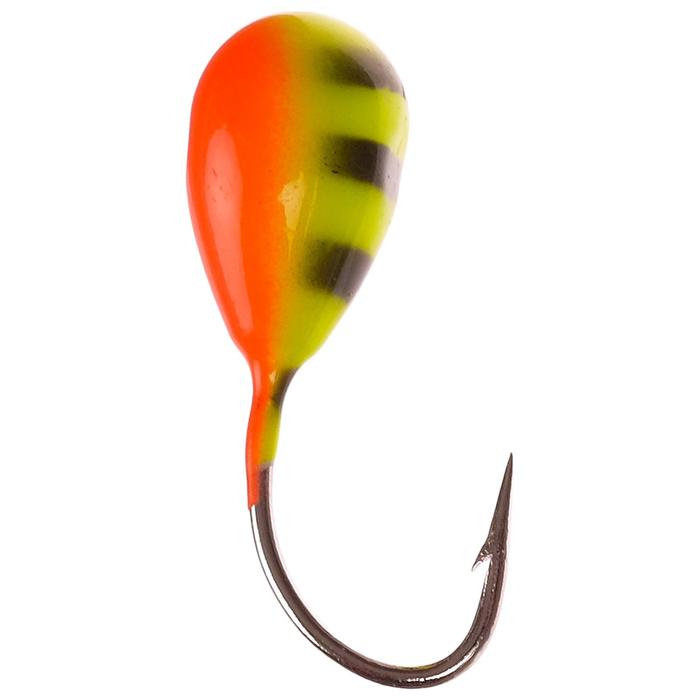 Мормышка W Spider «Капля» с отверстием крашеная, 4,0 мм, вес 0,80 г, цвет 35