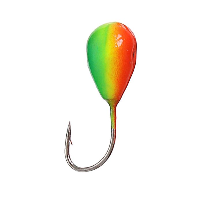 Мормышка W Spider «Капля» с отверстием крашеная, 4,0 мм, вес 0,80 г, цвет 39