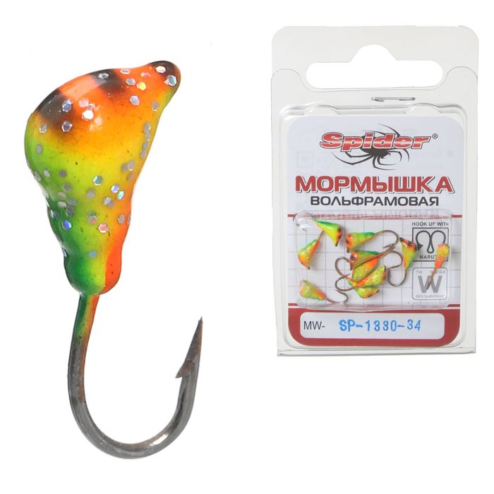 Мормышка W Spider «Муравей» с ушком крашеная, 3,0 мм, вес 0,40 г, цвет 34