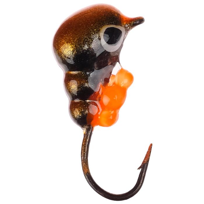 Мормышка W Spider «Муравей» с ушком крашеная, 5,0 мм, вес 1,71 г, цвет 153I с икрой