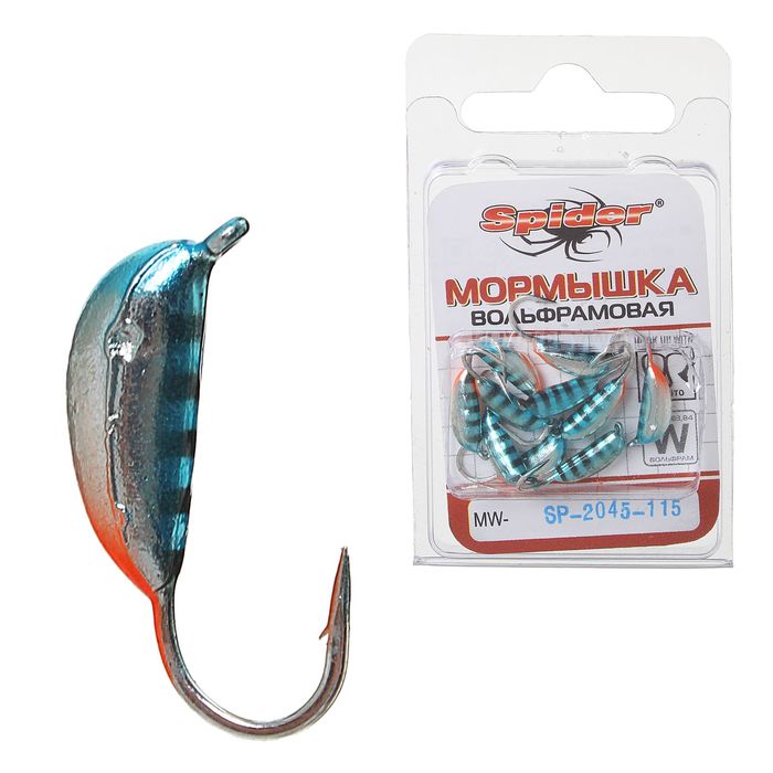 Мормышка W Spider «Рижский банан» с ушком, 4,5 мм, вес 1,60 г, цвет 115