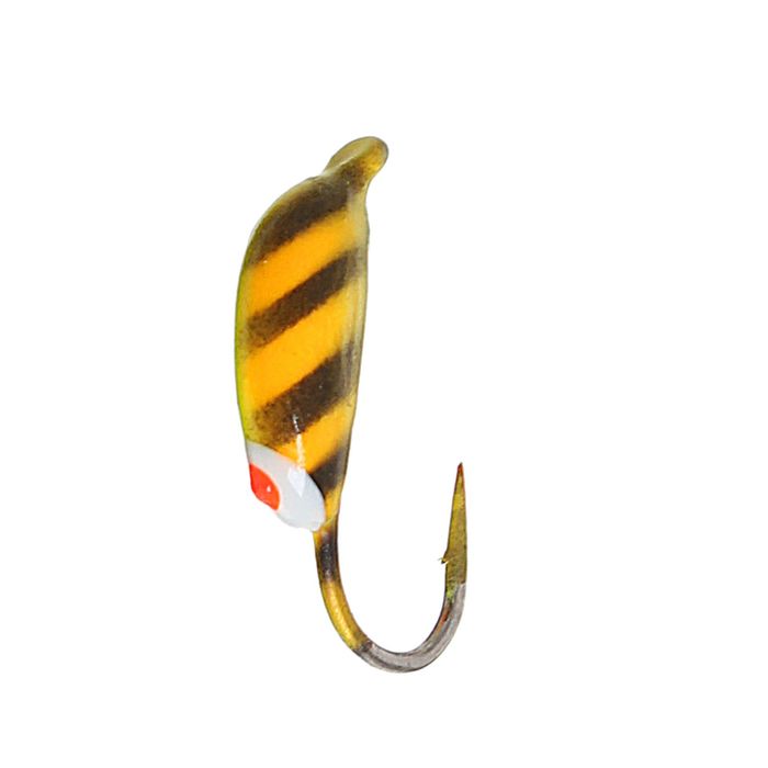 Мормышка W Spider «Рижский банан» с ушком крашеная, 2,0 мм, вес 0,26 г, цвет 68