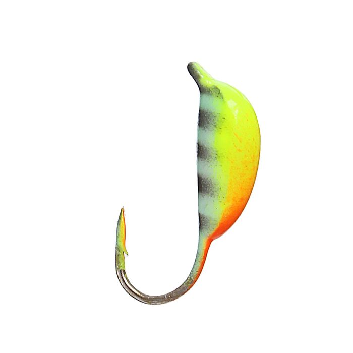 Мормышка W Spider «Рижский банан» с ушком крашеная, 2,5 мм, вес 0,37 г, цвет 78P