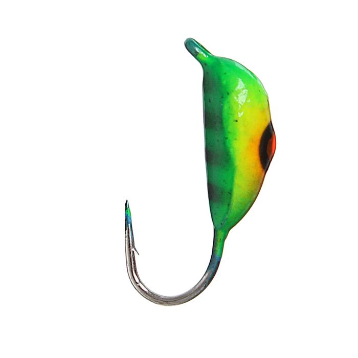 Мормышка W Spider «Рижский банан» с ушком крашеная, 2,5 мм, вес 0,37 г, цвет 72