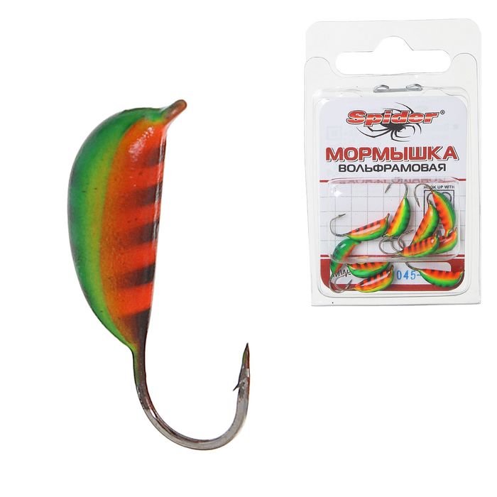 Мормышка W Spider «Рижский банан» с ушком крашеная, 4,5 мм, вес 1,60 г, цвет 117